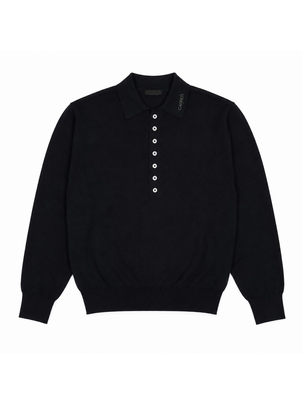 Polo Milton Carrer MILTONKNITPOLO BLACK Carrer 