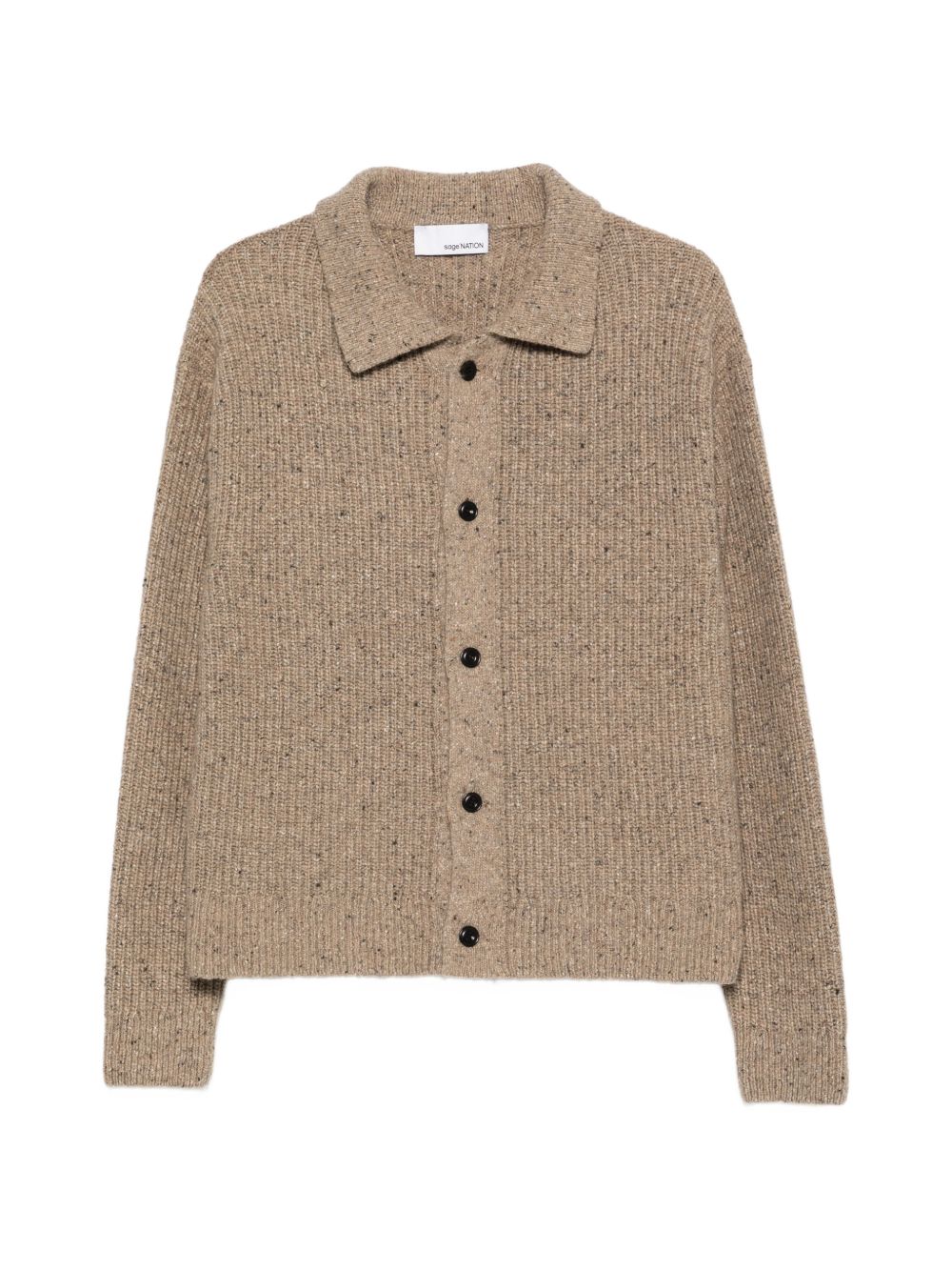 Cardigan SAGE NATION S177 SPECKLED BEIGE SAGE NATION 