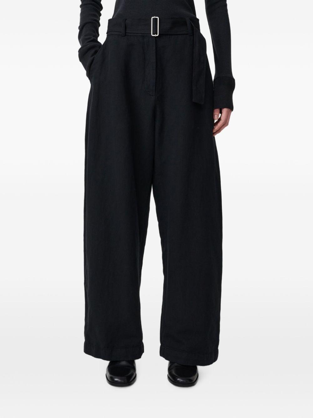 Pantaloni Chatto STUDIO NICHOLSON CHATTOSNW1735 BLACK STUDIO NICHOLSON 