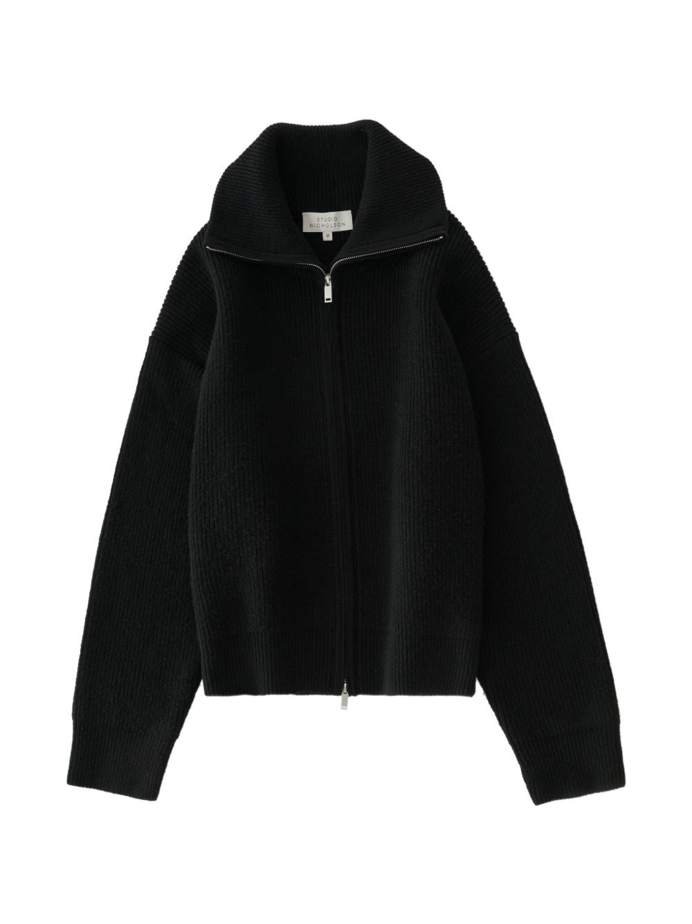 Cardigan Sandos STUDIO NICHOLSON SANDOSSN1497ROW BLACK STUDIO NICHOLSON 