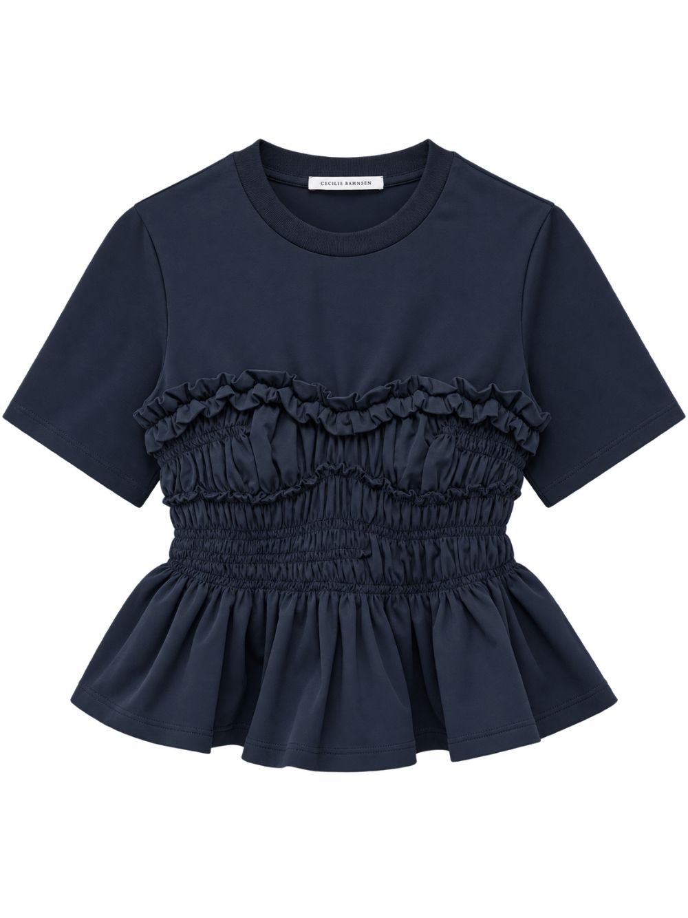 T-shirt Vilde Cecile bahnsen 26RTW19003 NAVY Cecile bahnsen 
