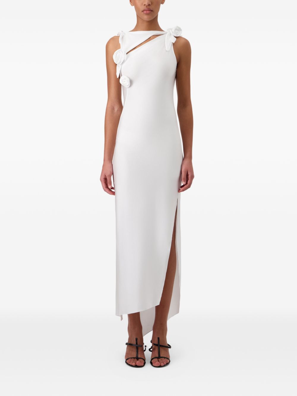 Abito Lungo Flower Coperni COPR44F5021 WHT Coperni 