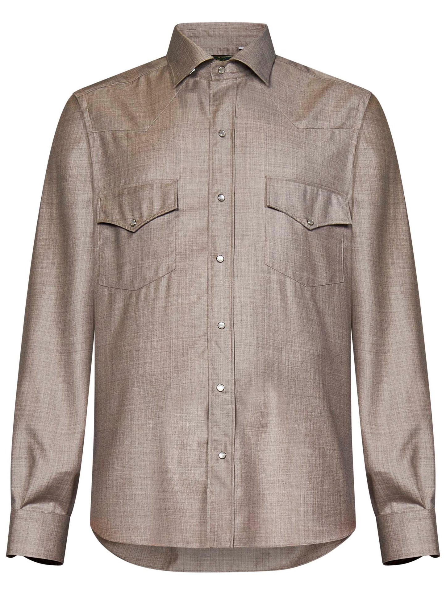 Camicia modello Gianni Agnelli Franzese Napoli 321850 BEIGE Franzese Collection 