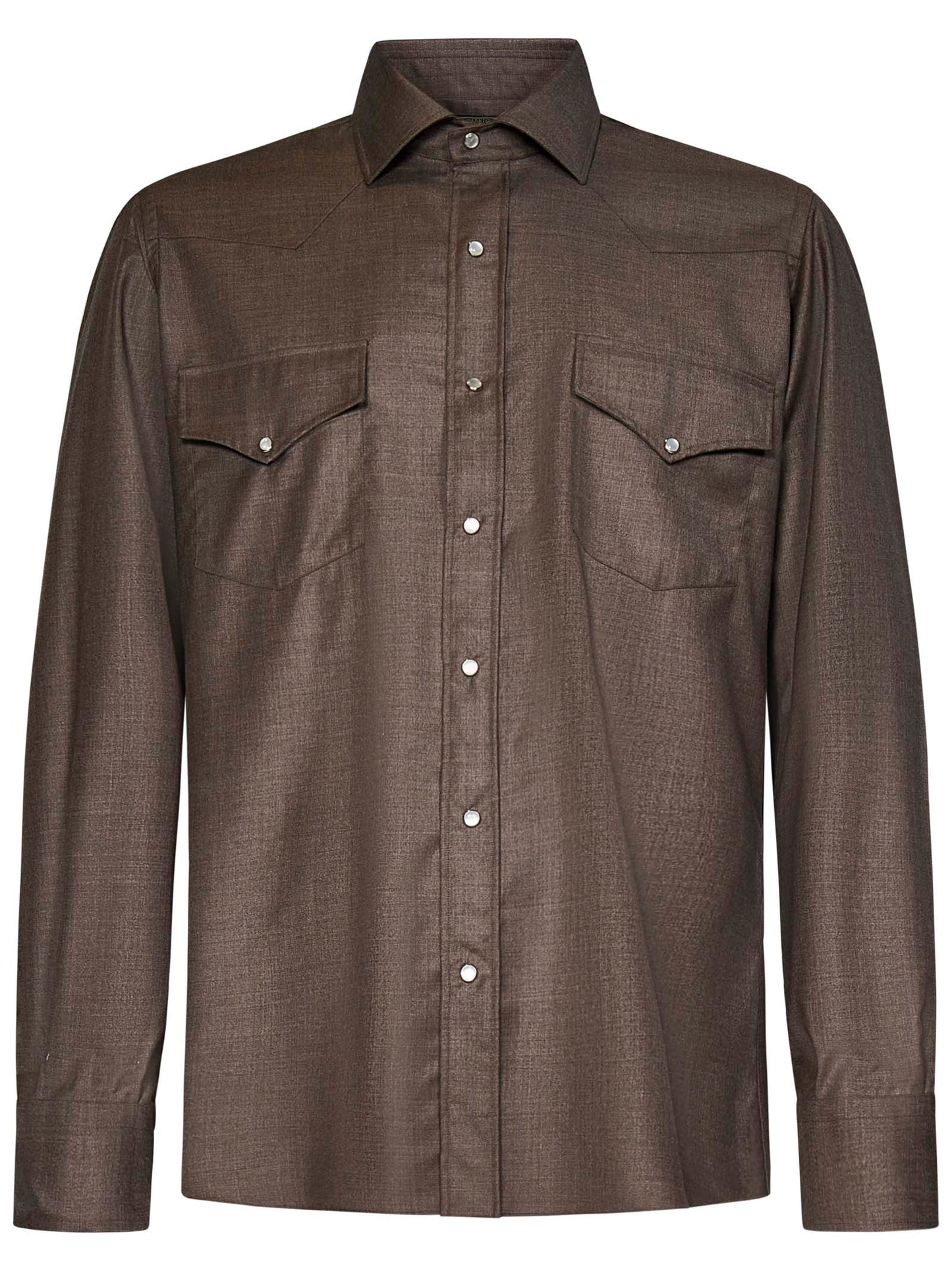 Camicia modello Gianni Agnelli Franzese Napoli 321850 FANGO Franzese Collection 