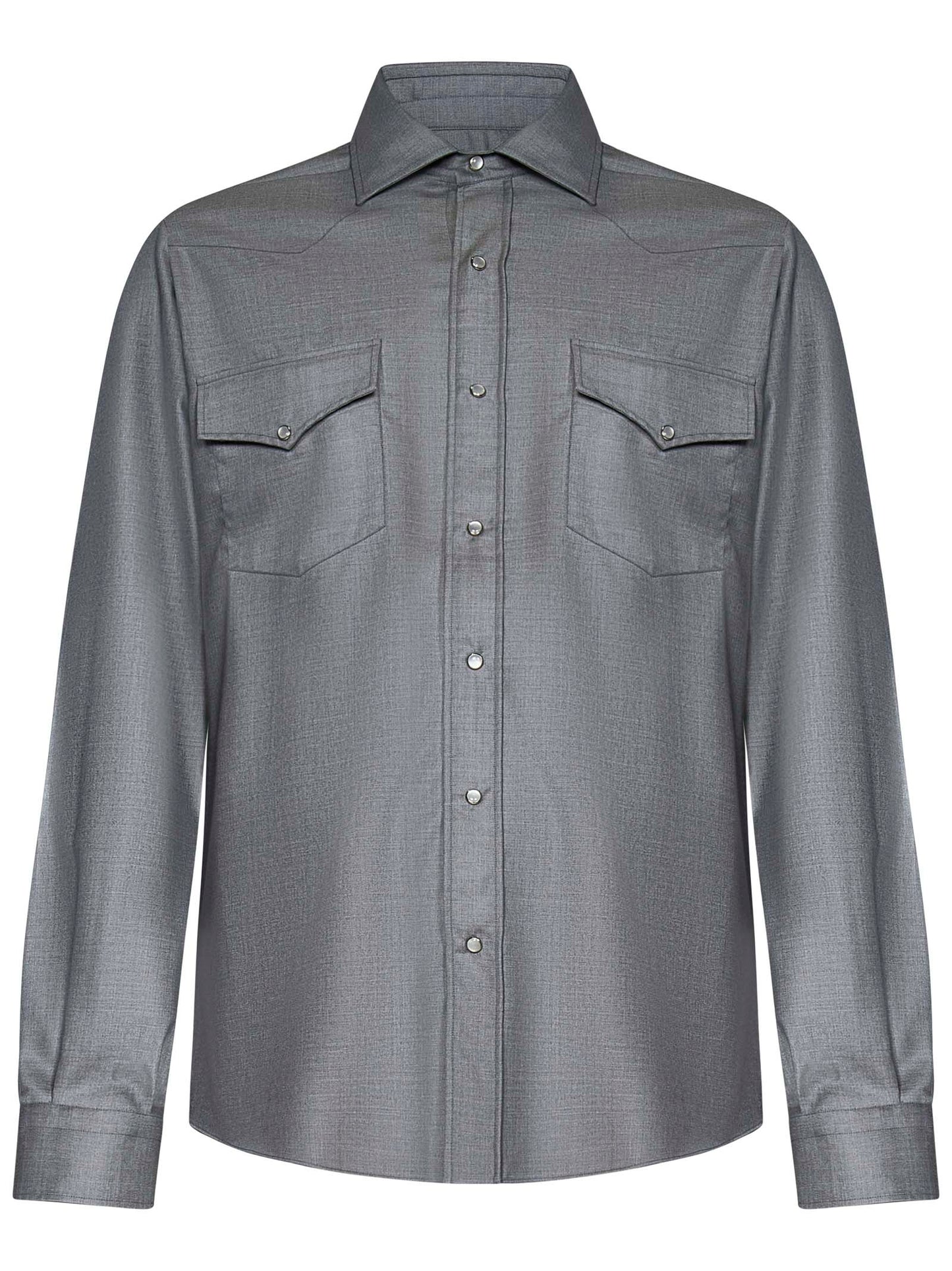 Camicia modello Gianni Agnelli Franzese Napoli 321850 GRIGIO Franzese Collection 