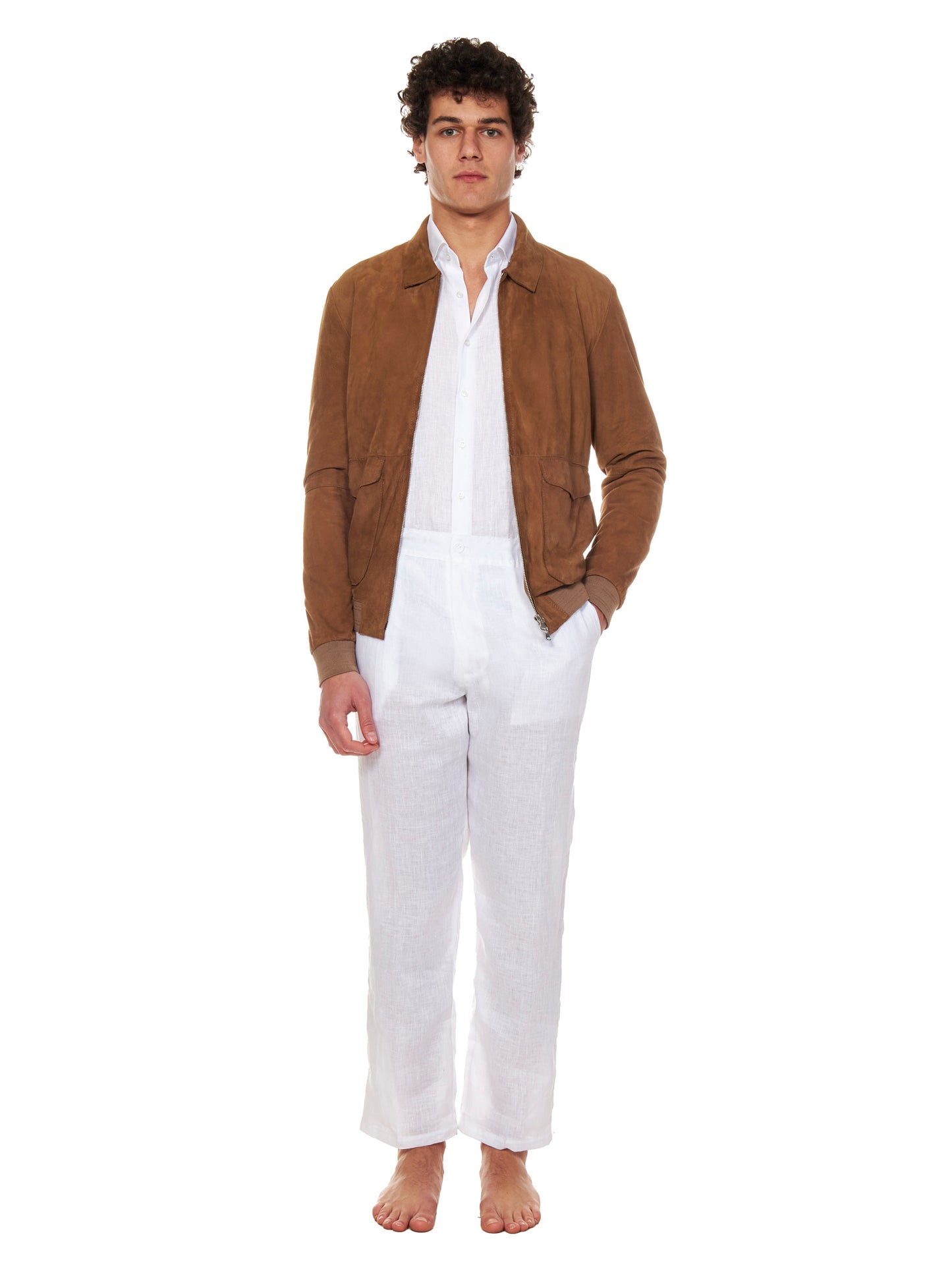 Giubbino Brad Pitt Franzese Napoli DF819CMA TAUPE Franzese Collection 