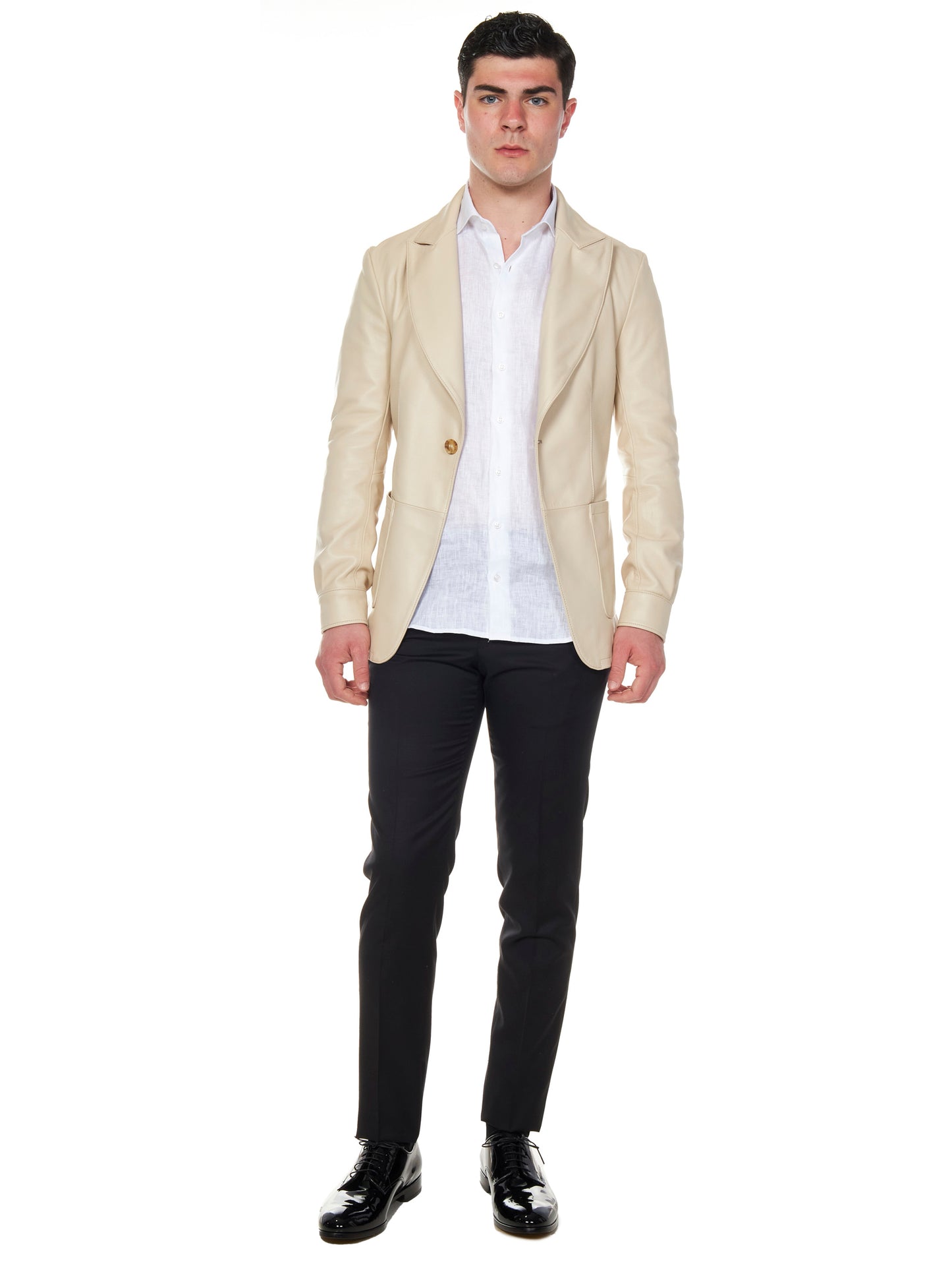 Giacca Gianni Agnelli Franzese Napoli FR01NPA BEIGE Franzese Collection 
