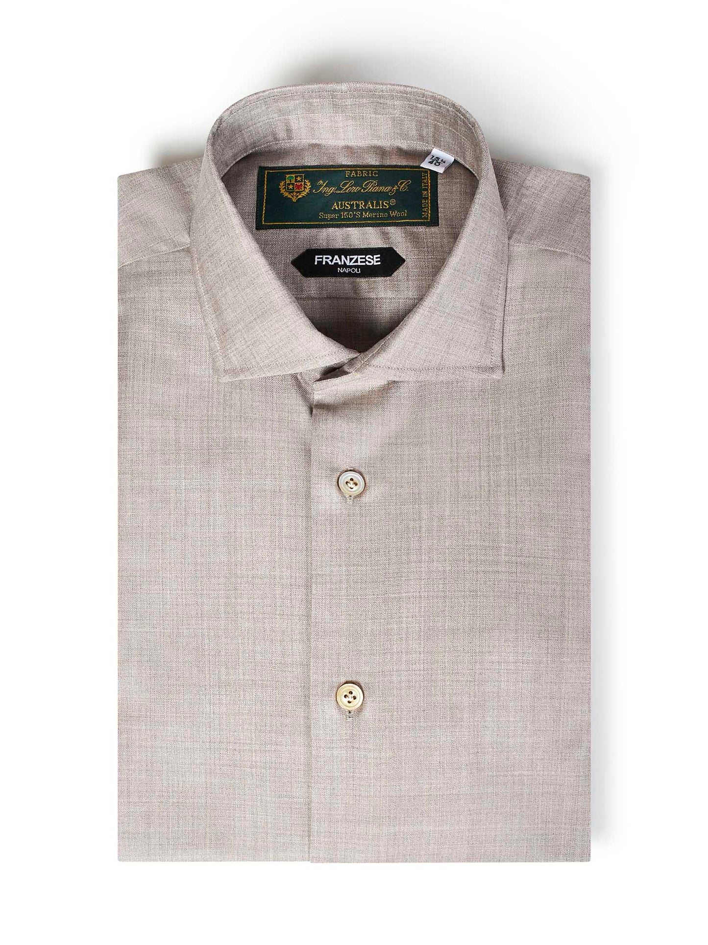 Camicia modello Donald Trump Franzese Napoli LIF321850 BEIGE Franzese Collection 