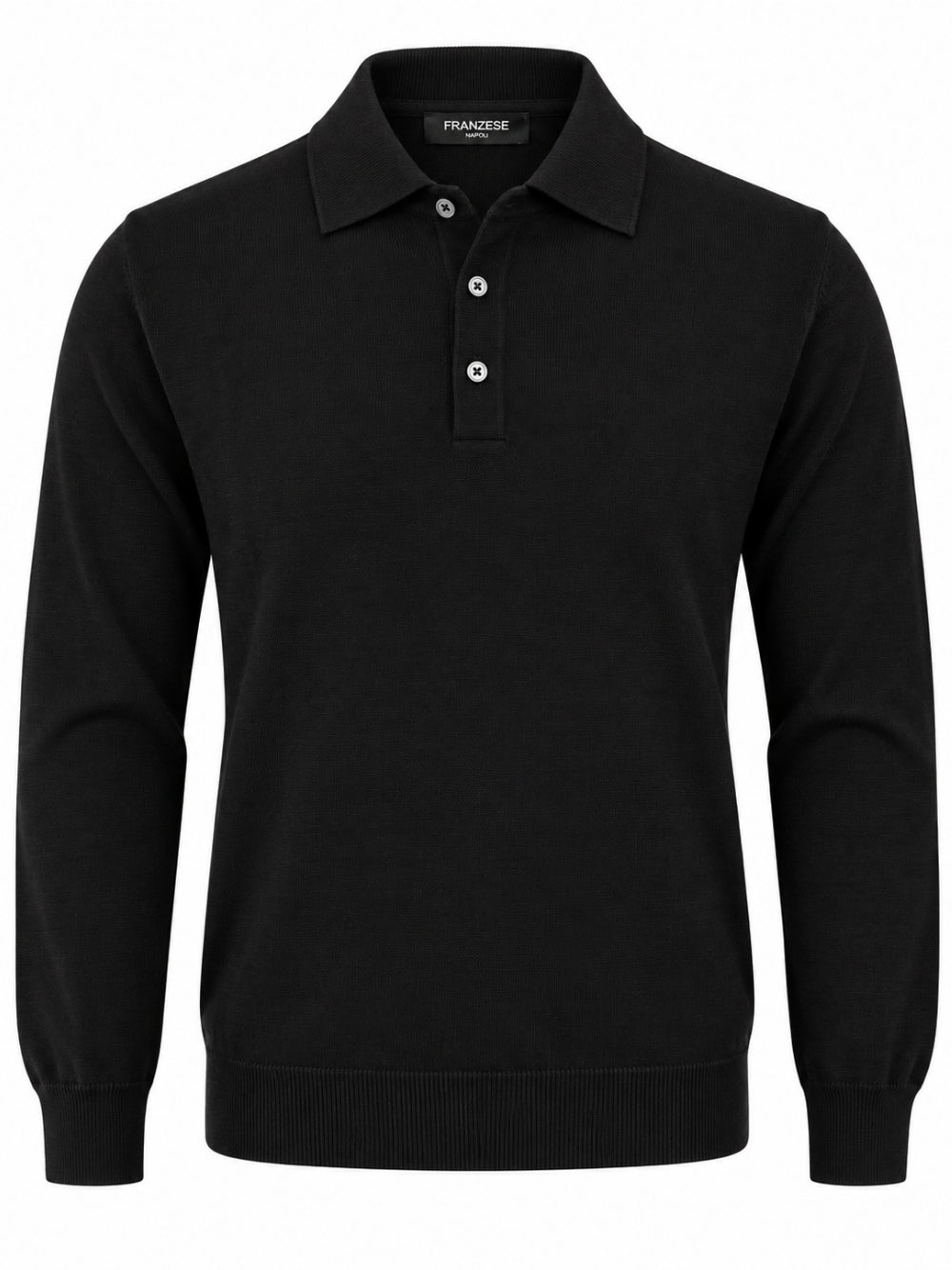 Maglia modello David Beckham Franzese Napoli MA8643 NERO Franzese Collection 