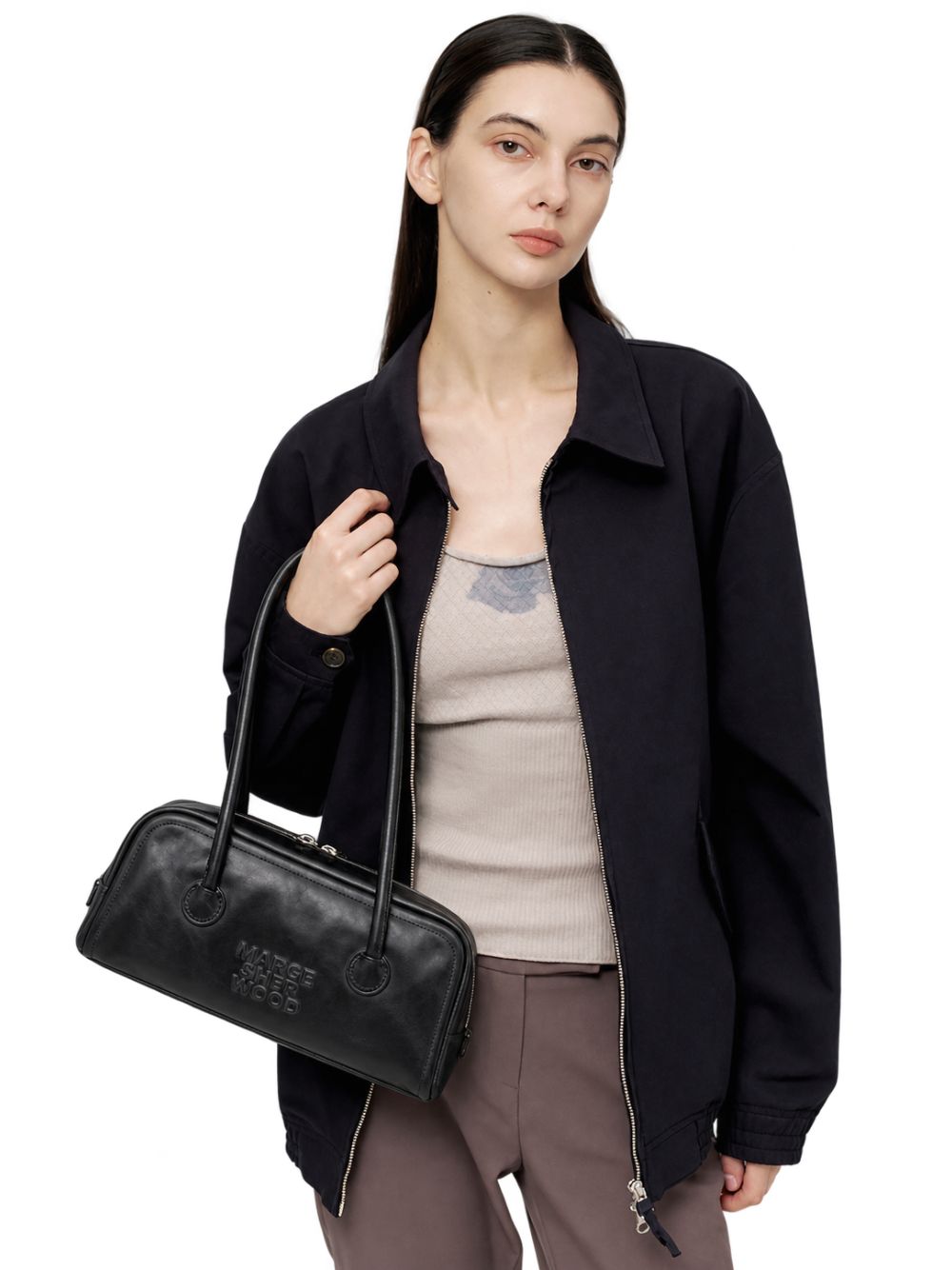 Borsa a spalla SOFT BOSTON EW MARGESHERWOOD<BR/> M26531SB35 PUBK MARGESHERWOOD 