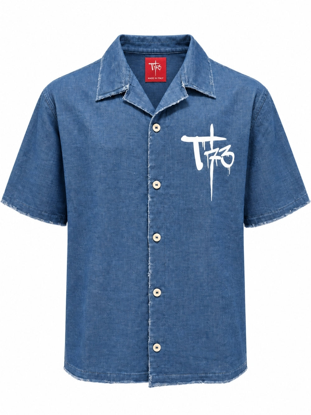 Camicia T73 X Franzese Napoli T73CSPL BLU DENIM T73 x franzese napoli 