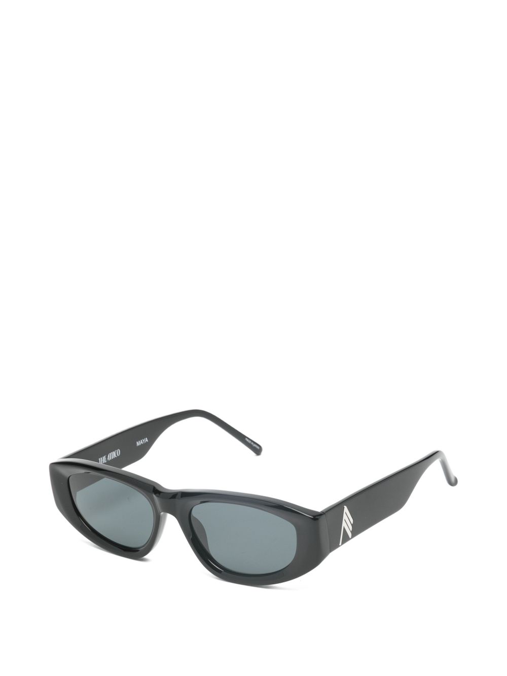 Occhiali da sole Maya D-Frame The Attico X Linda Farrow ATTICO80C1SUN BLACK The Attico 