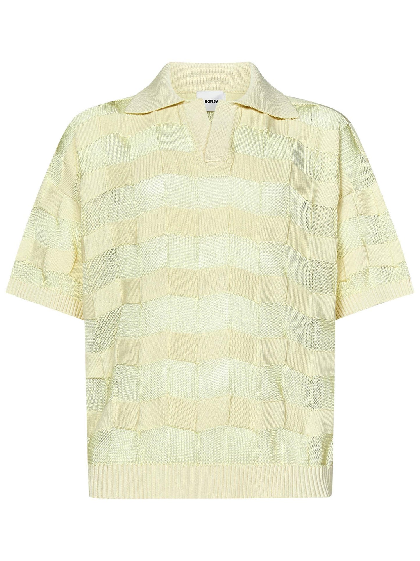 Bonsai Polo shirt SS25KN014 YLW Bonsai 