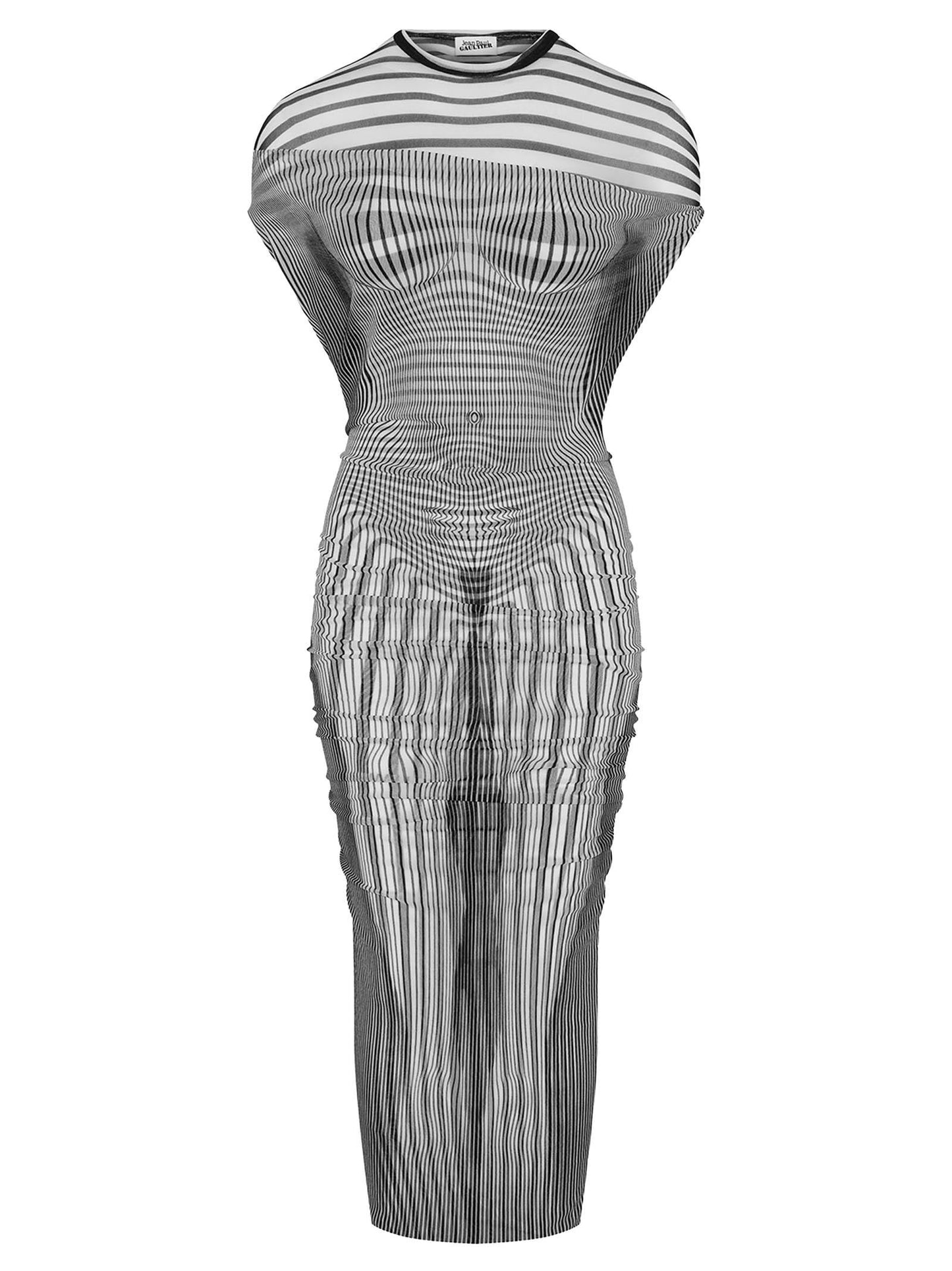 Abito Lungo The Long Draped Body Morphing Jean Paul Gaultier RO357T578 0100 Jean Paul Gaultier 
