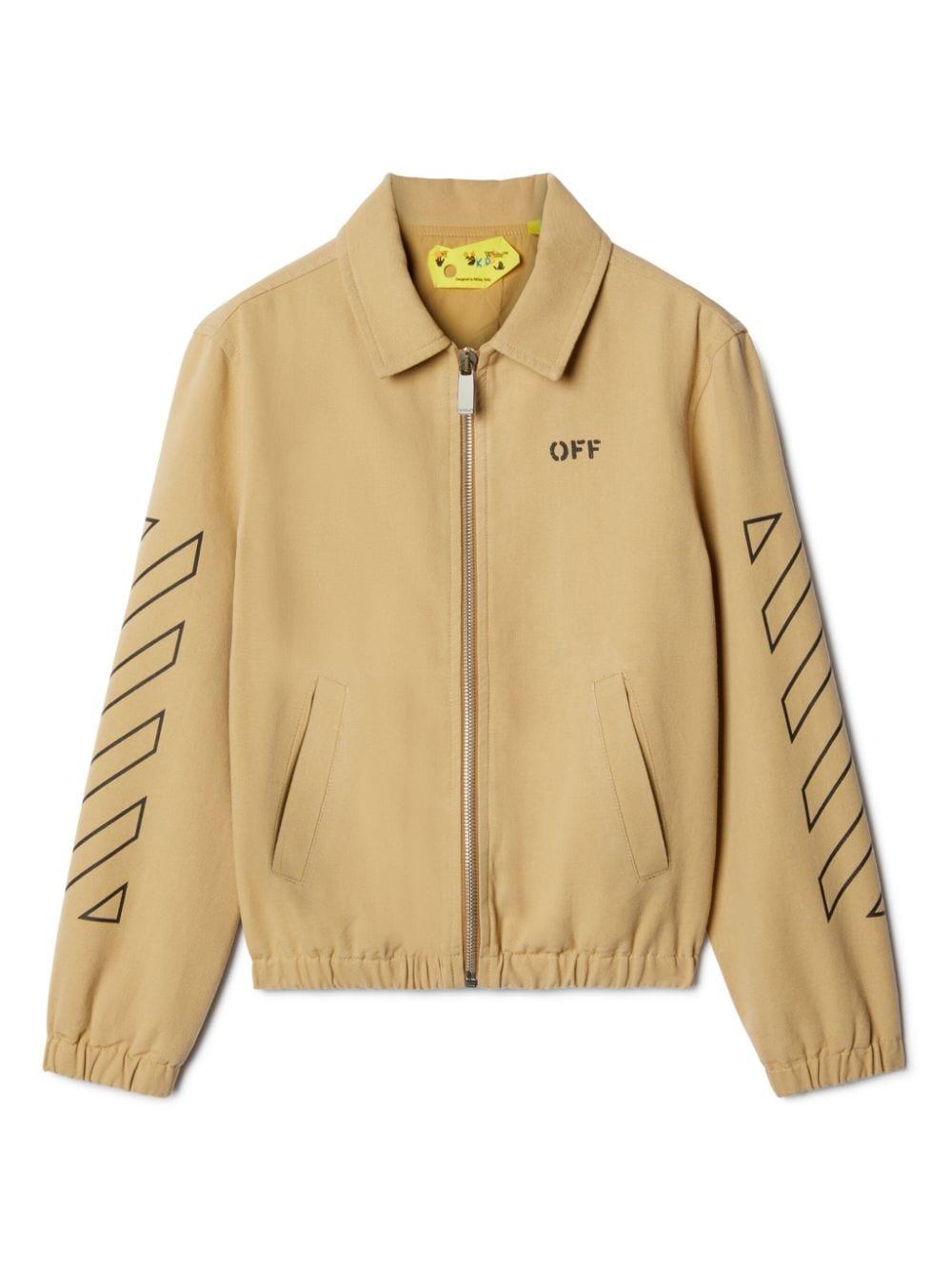 Giubbino Off-White Kids OBEA020S24FAB001 6110 Off-White Kids 