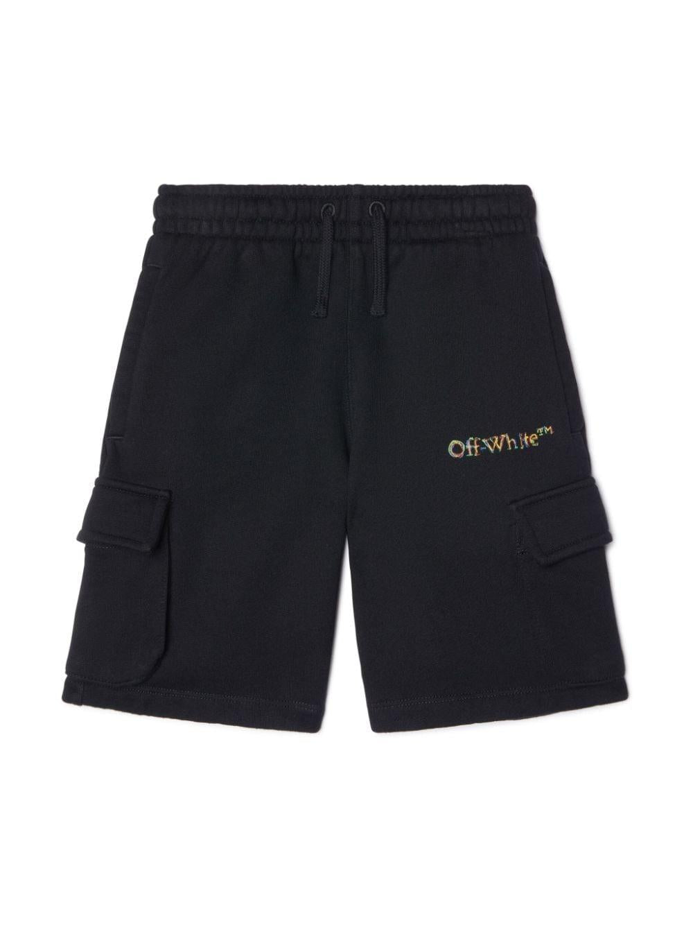Shorts Off-White Kids OBCI005S24FLE001 1084 Off-White Kids 