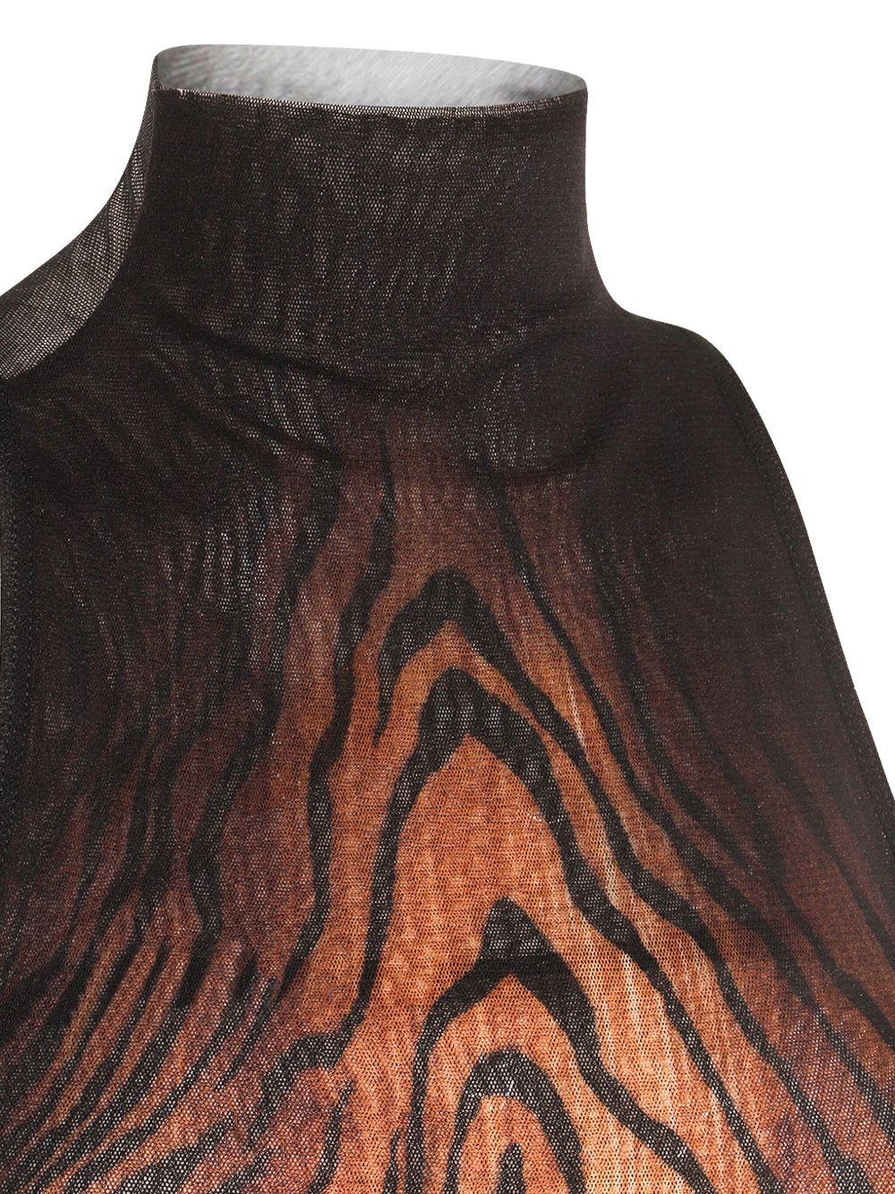 Abito Lungo The Long Draped Wood Jean Paul Gaultier WDR029M002P 0060 Jean Paul Gaultier 