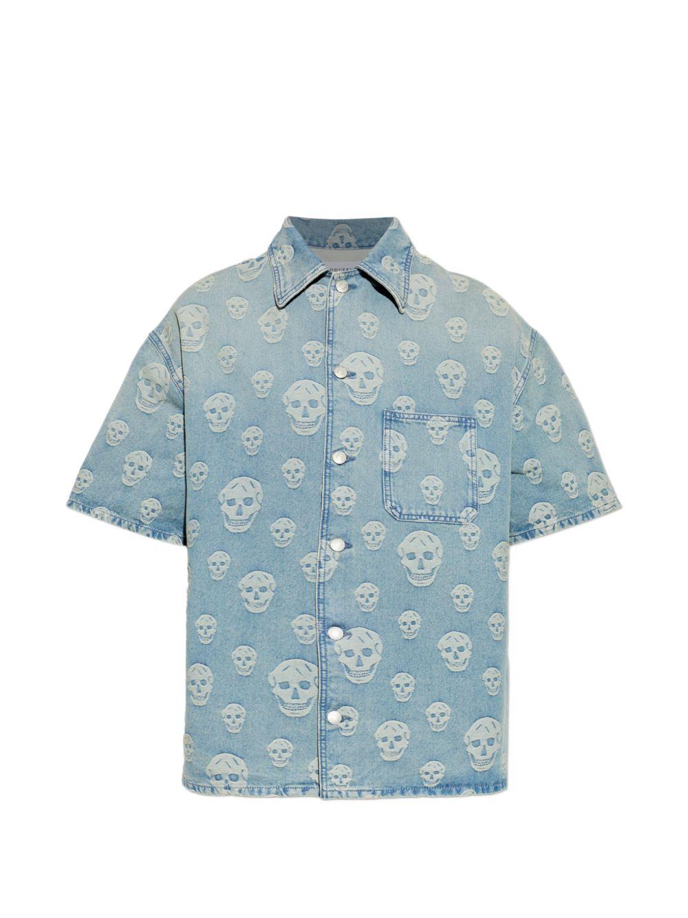 Camicia Skull Alexander McQueen 866422QYABY 4211 Alexander McQueen 