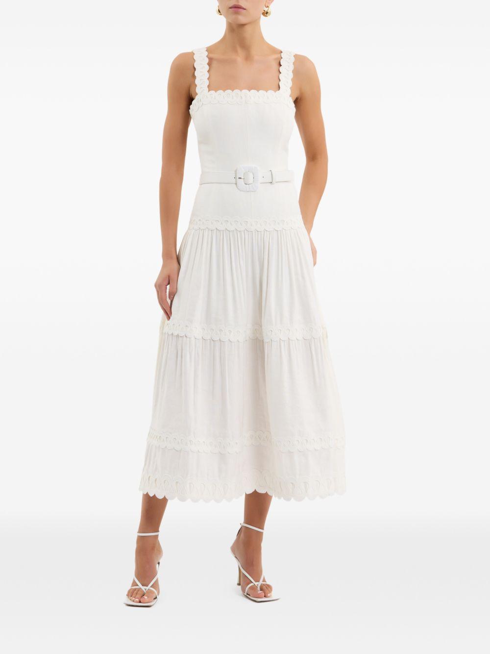 Abito Midi Kahlia Rebecca Vallance 26011535 IVORY Rebecca Vallance 