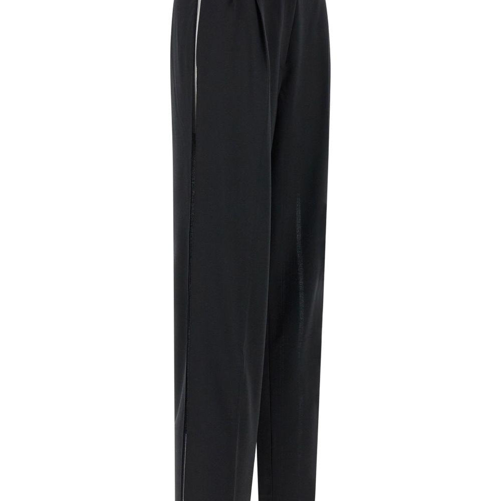 Pantaloni Anouk Nensi Dojaka NDSS25TRS065 BLACK Nensi Dojaka 