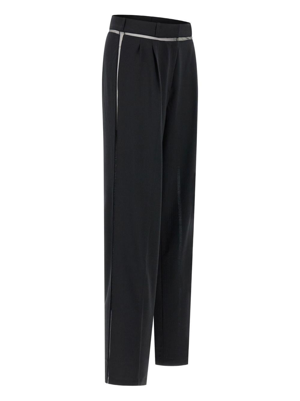 Pantaloni Anouk Nensi Dojaka NDSS25TRS065 BLACK Nensi Dojaka 