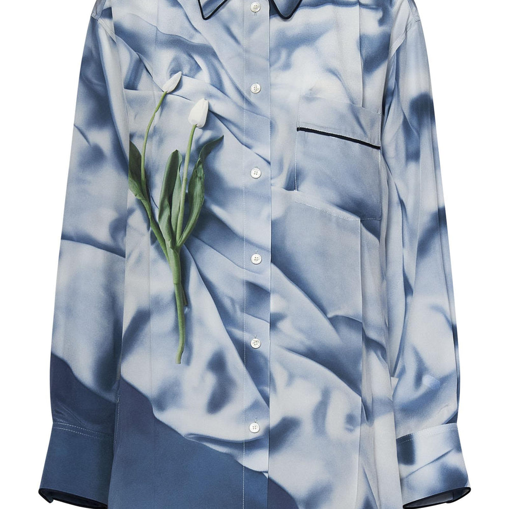 Camicia Victoria Beckham 1125WSH006013B SATIN Victoria Beckham 
