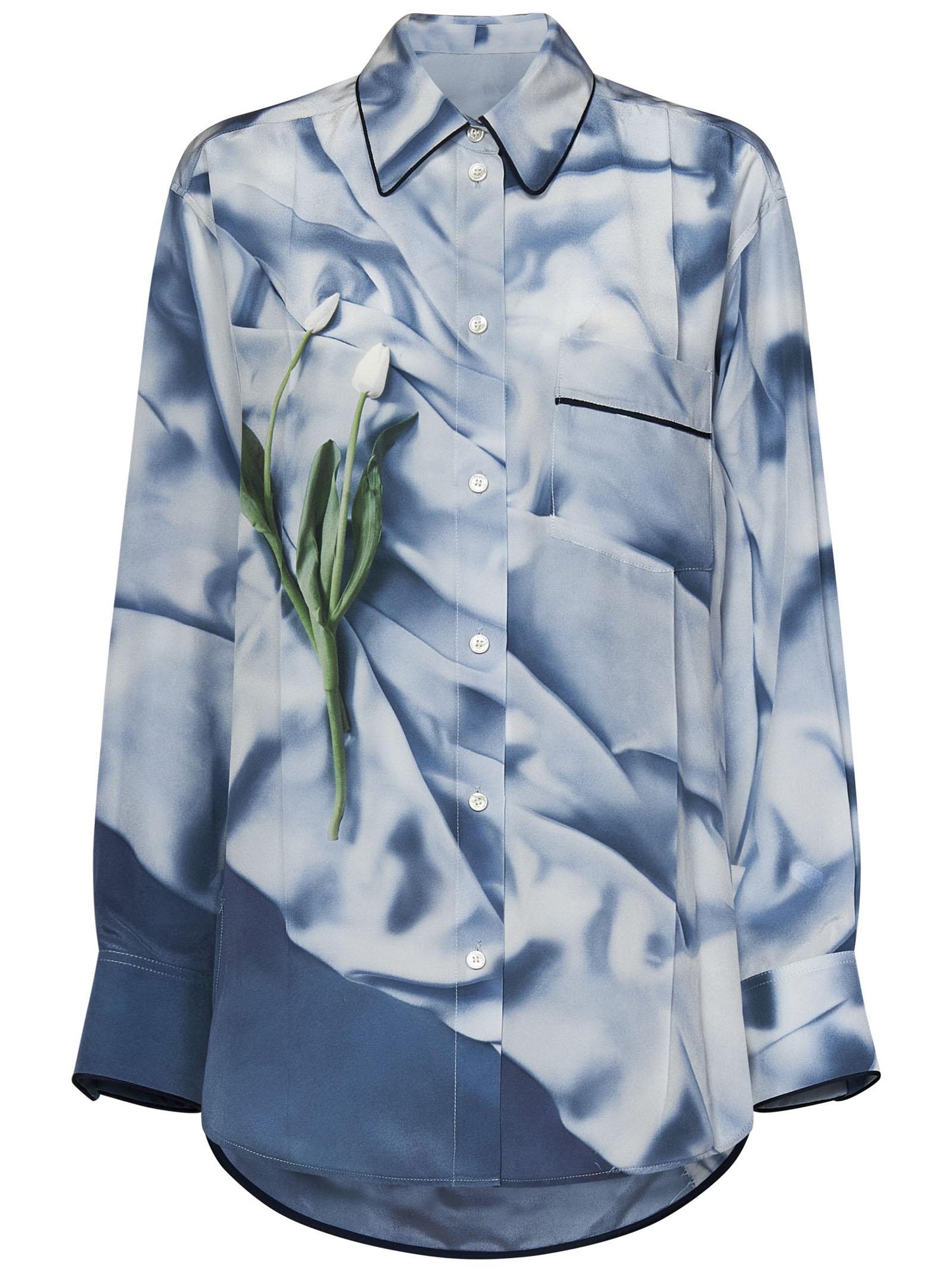 Camicia Victoria Beckham 1125WSH006013B SATIN Victoria Beckham 