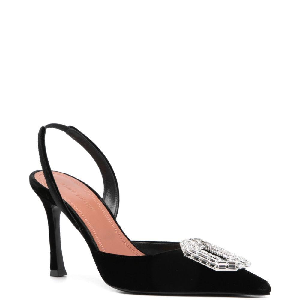 
                  
                    Décolleté CAMELIA SLINGBACK Amina Muaddi CAMELIASLINGVELVET90 BLACK Amina Muaddi 
                  
                