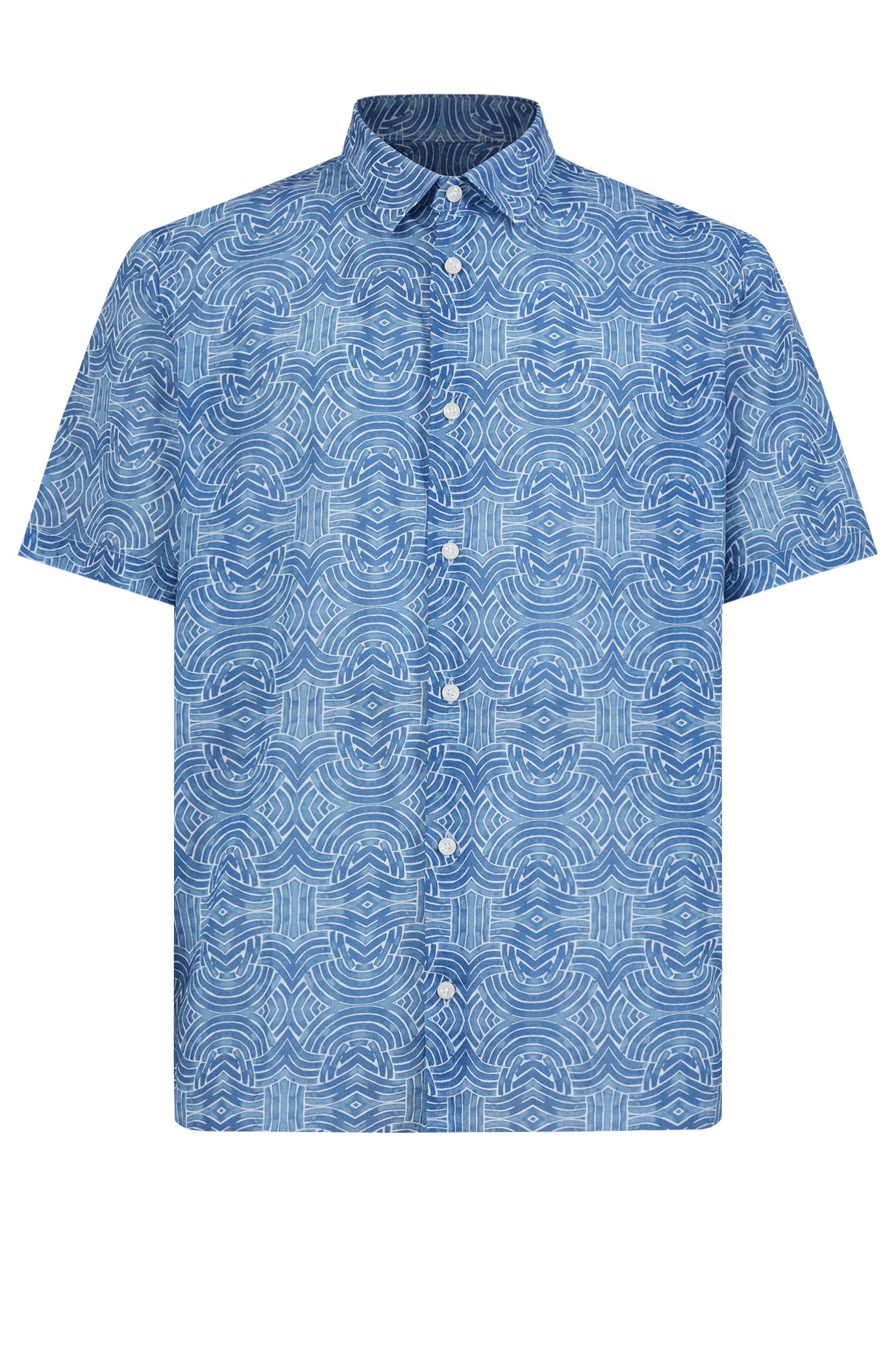Camicia Gazzarrini x Michele Franzese CE290G BLU Gazzarrini x Michele Franzese 