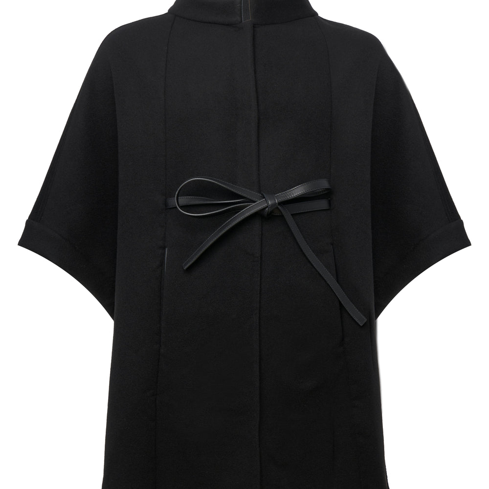 Mantella modello Kim Kardashian Franzese Napoli AJK16D980 NERO Franzese Collection Pronta Sartoria 