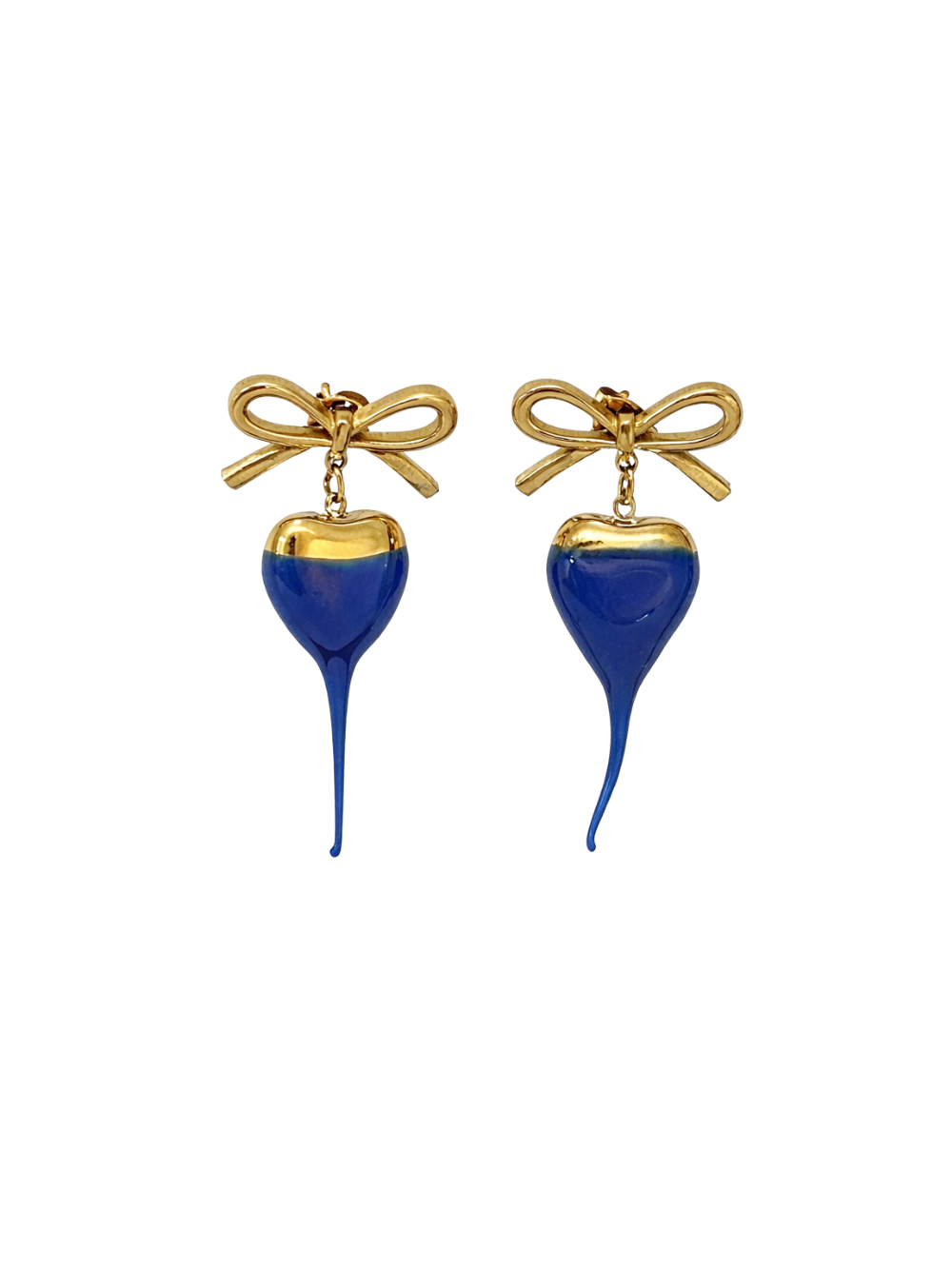 Orecchini Bow-Heart Ottolinger 12590072502 GLDBLU Ottolinger 