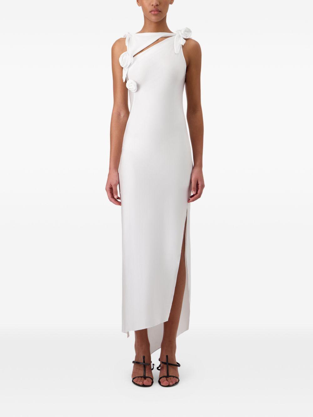 Abito Lungo Flower Coperni COPR44F5021 WHT Coperni 