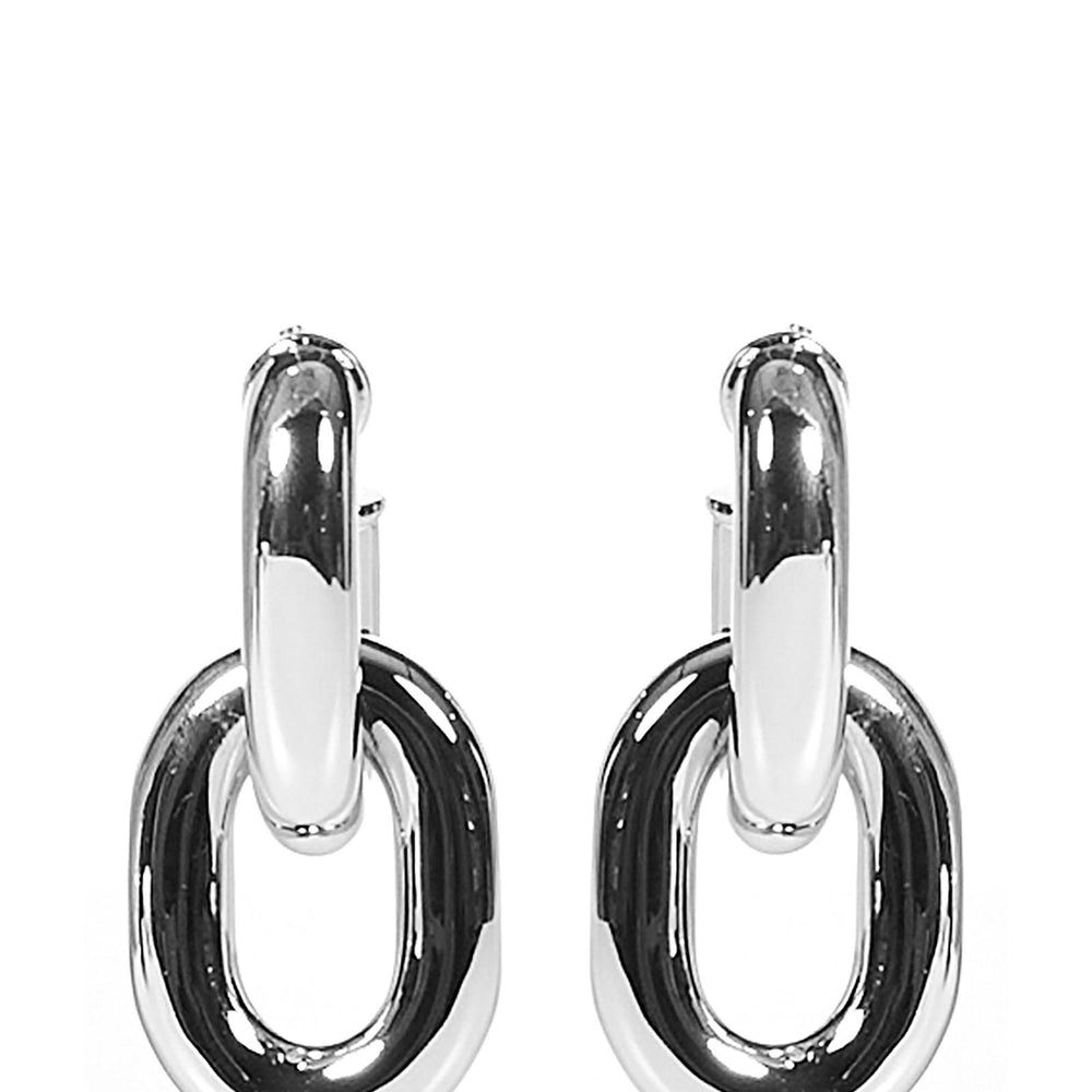 Orecchini Silver double XL link Rabanne 20HBB0024MET083 P040 Rabanne 