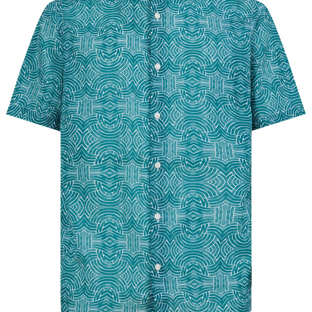 Camicia Gazzarrini x Michele Franzese CE290G VERDE Gazzarrini x Michele Franzese 