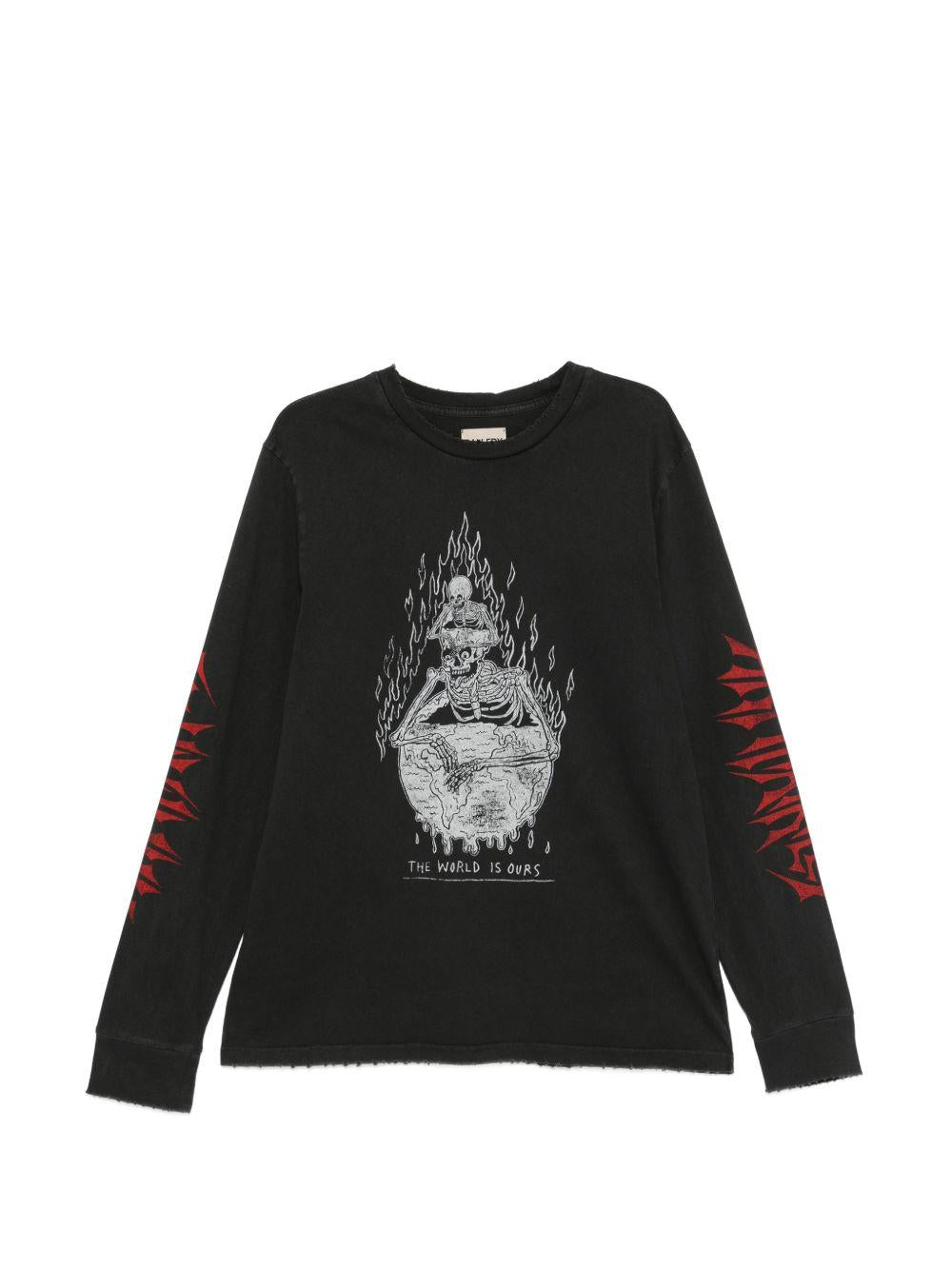 T-shirt Gallery Dept. TOP005 VINTAGEBLACK Gallery Dept. 