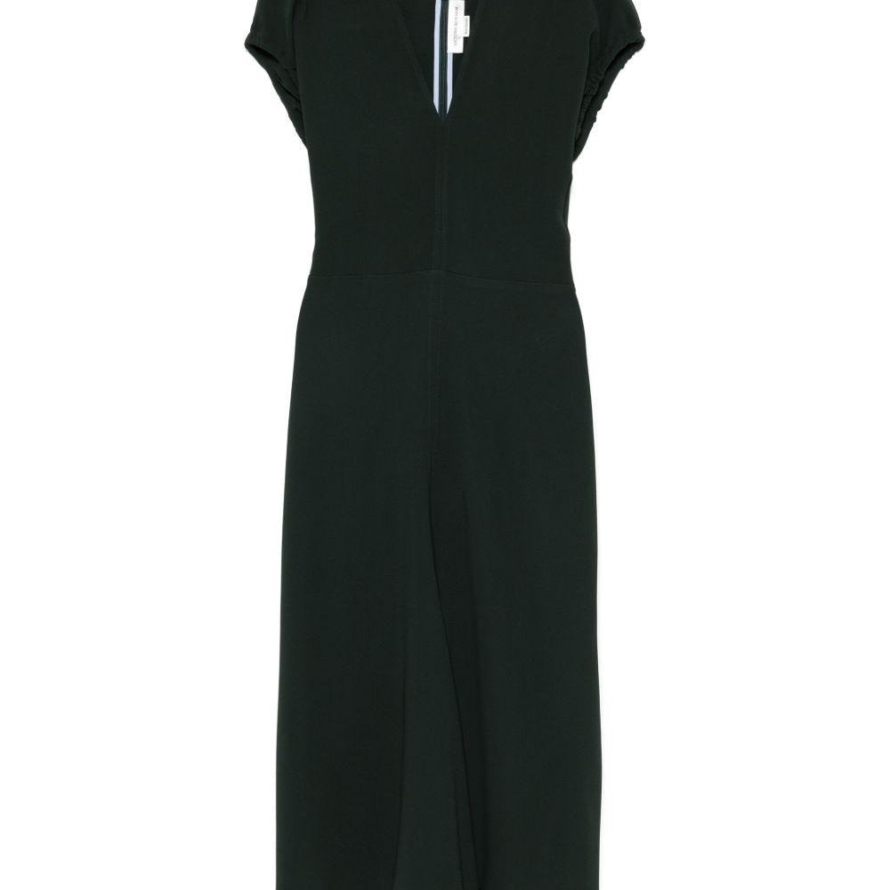 Abito Midi Edith Victoria Beckham 1325WDR006381A DARKPINE Victoria Beckham 