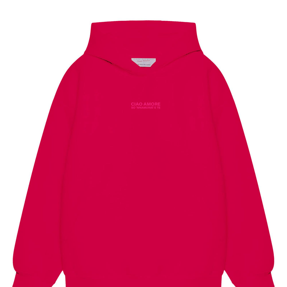 Felpa Giada Benincasa Ciao Amore X Michele Franzese F24T0108 MAGENTA Giada Benincasa 