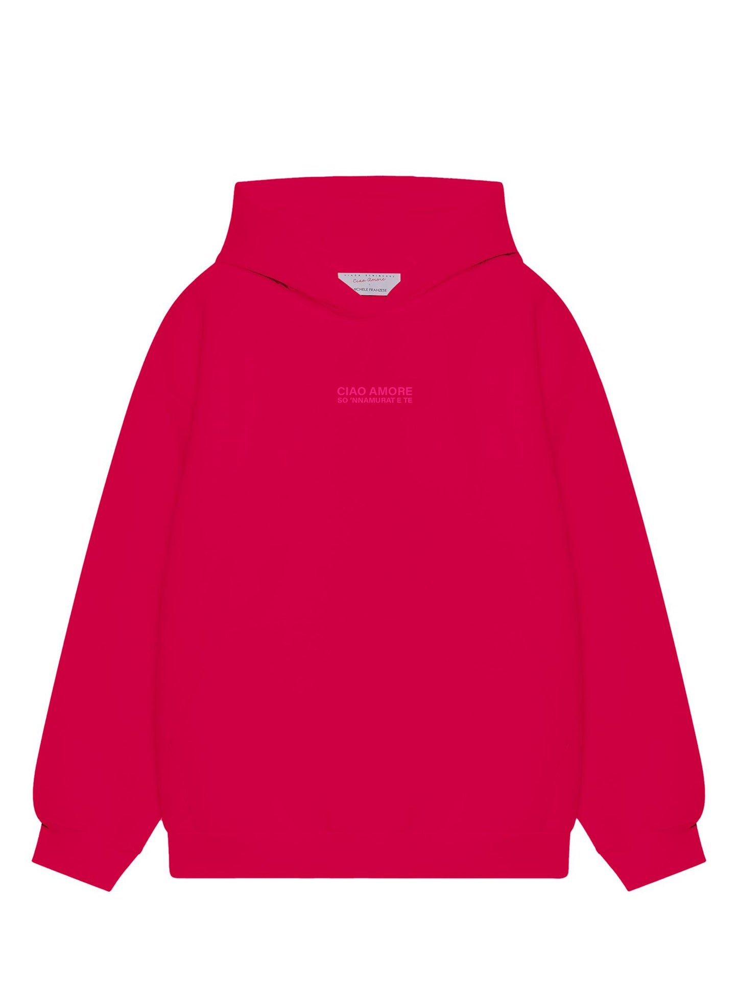 Felpa Giada Benincasa Ciao Amore X Michele Franzese F24T0108 MAGENTA Giada Benincasa 