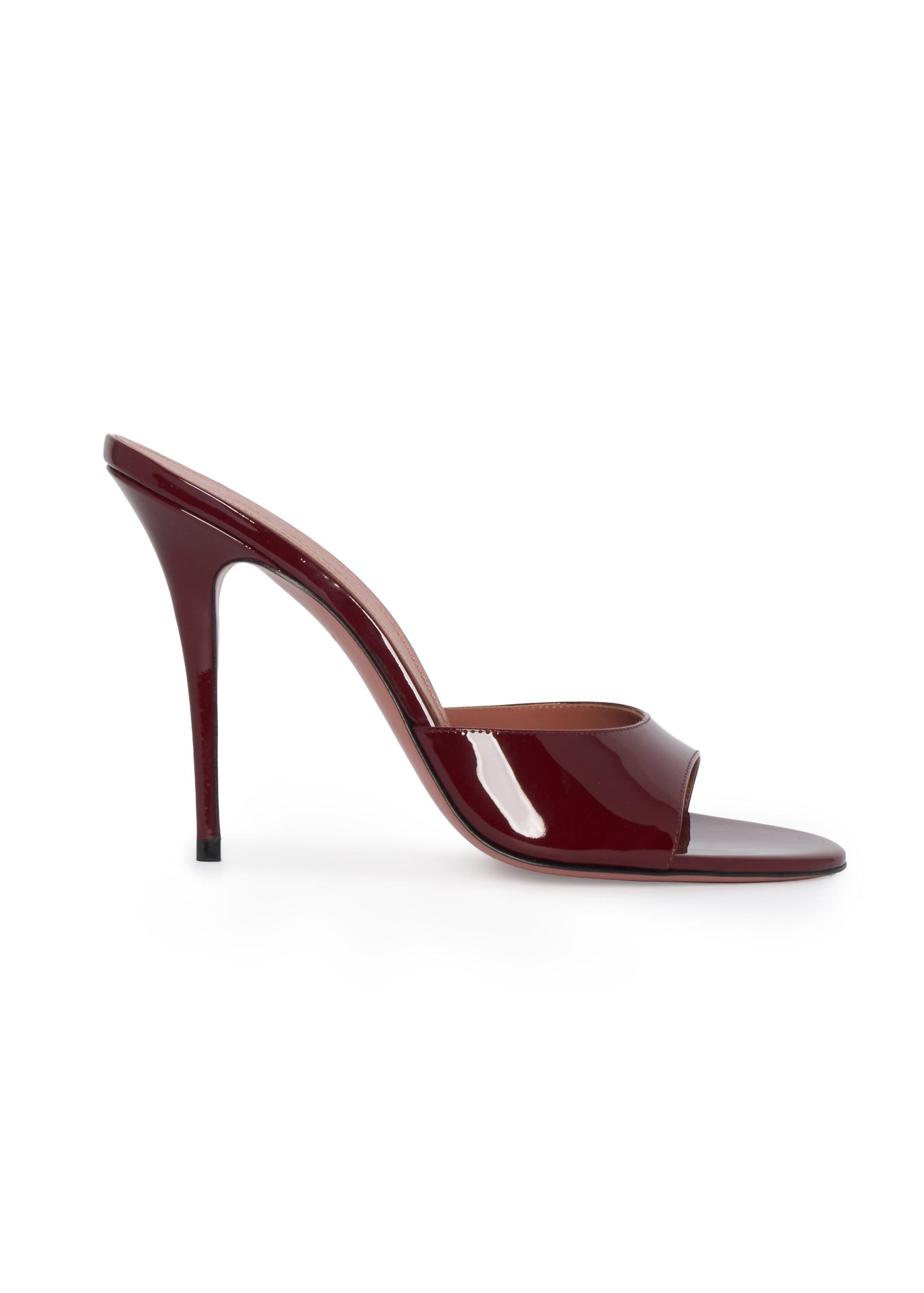 Sandali ELODIE 105 Amina Muaddi ELODIESLIPPERPATENT105 WINE Amina Muaddi 