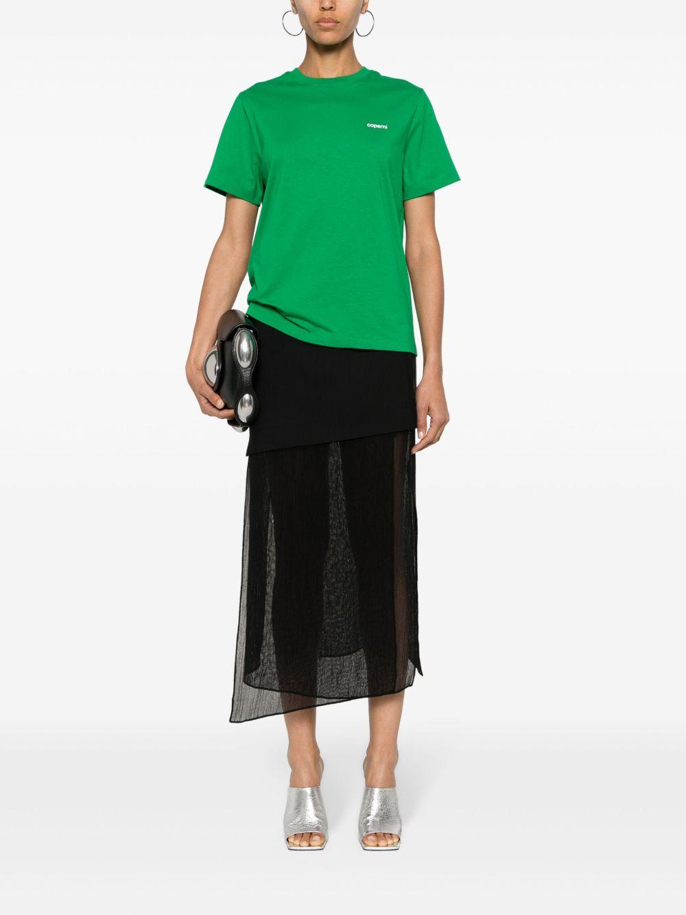 T-shirt Logo Boxy Coperni COPJS03504 GRN Coperni 
