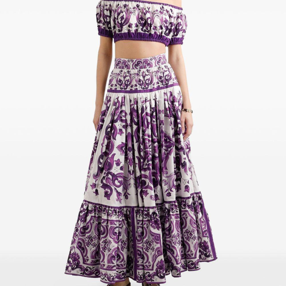 Gonna Lunga DOLCE & GABBANA F4CX0THH5EW IP3TN DOLCE & GABBANA 