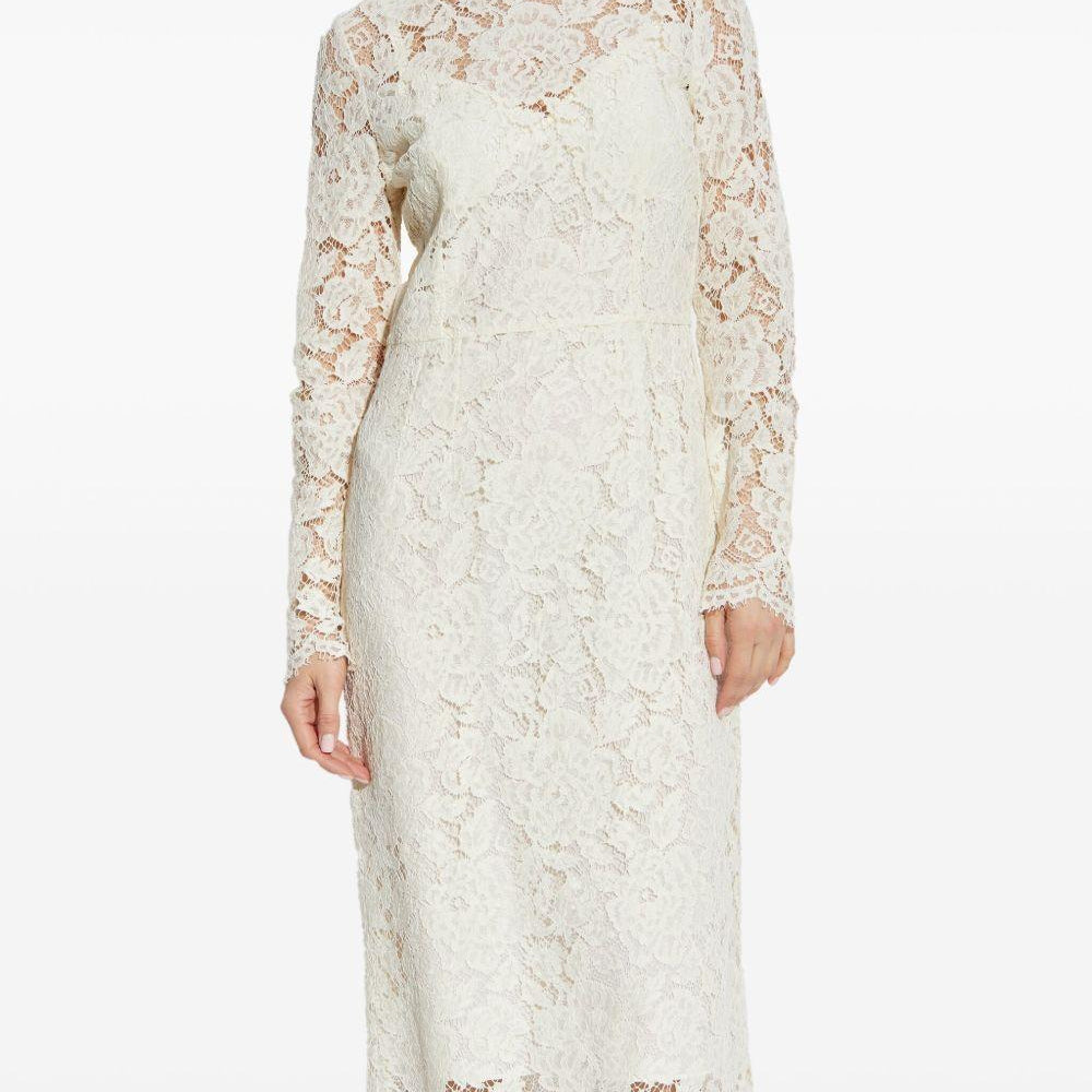 Abito Midi DOLCE & GABBANA F6M0DTHLM7L W0001 DOLCE & GABBANA 