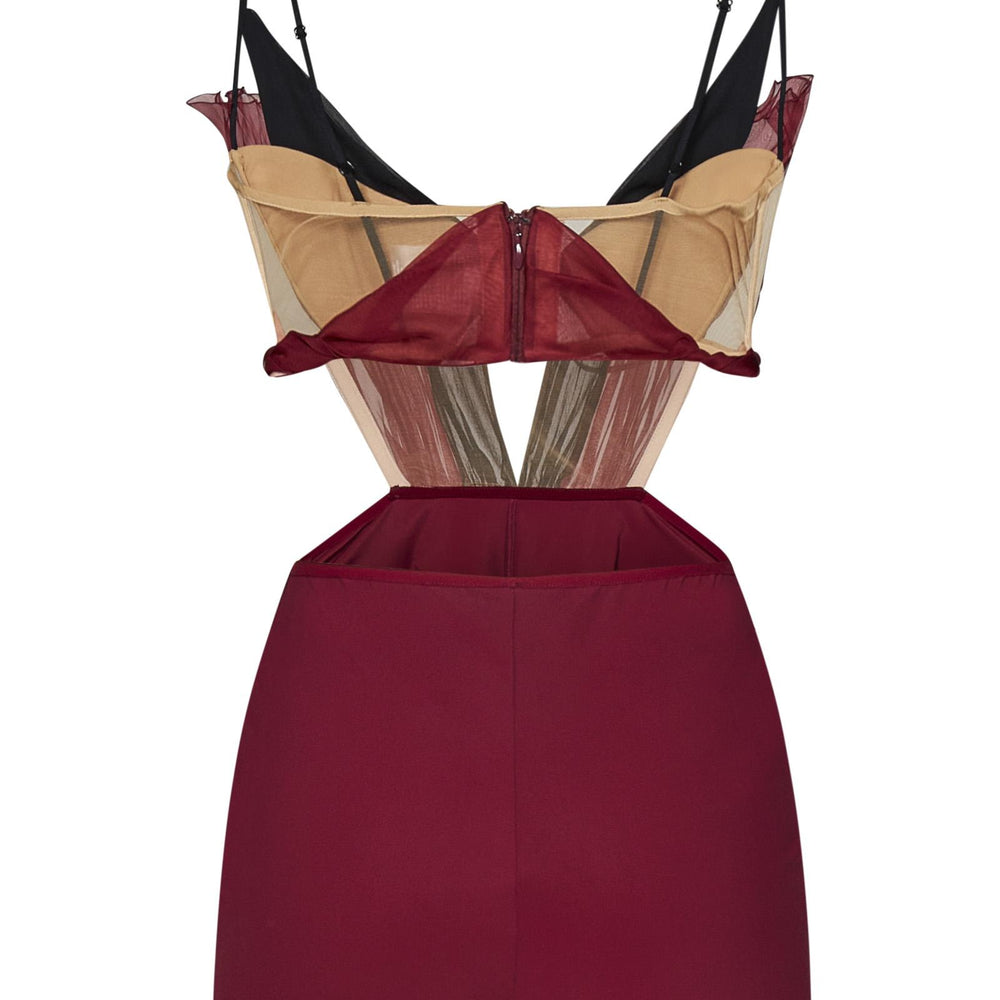 Tutina INGA PETAL Nensi Dojaka NDSS25TRS074 BLACK Nensi Dojaka 