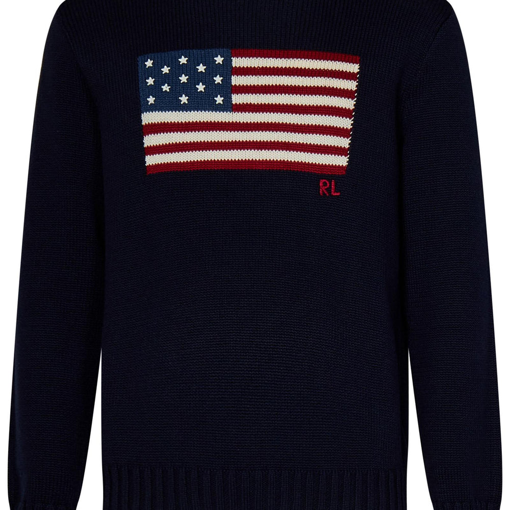 Maglia L'iconica maglia con bandiera Polo Ralph Lauren 710718281 006 Polo Ralph Lauren 