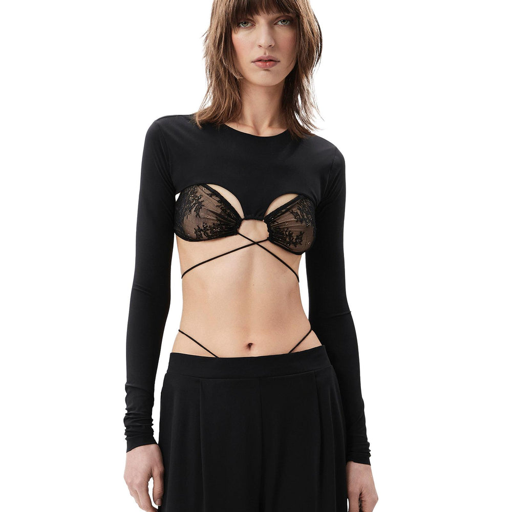 
                  
                    Top JILL LACE Amazuìn 11JILULDB DEEPBLACK Amazuìn 
                  
                