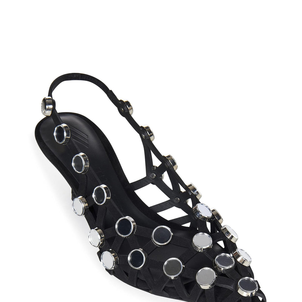 
                  
                    Décolleté "Grid" The Attico 250WSH00844 100 The Attico 
                  
                