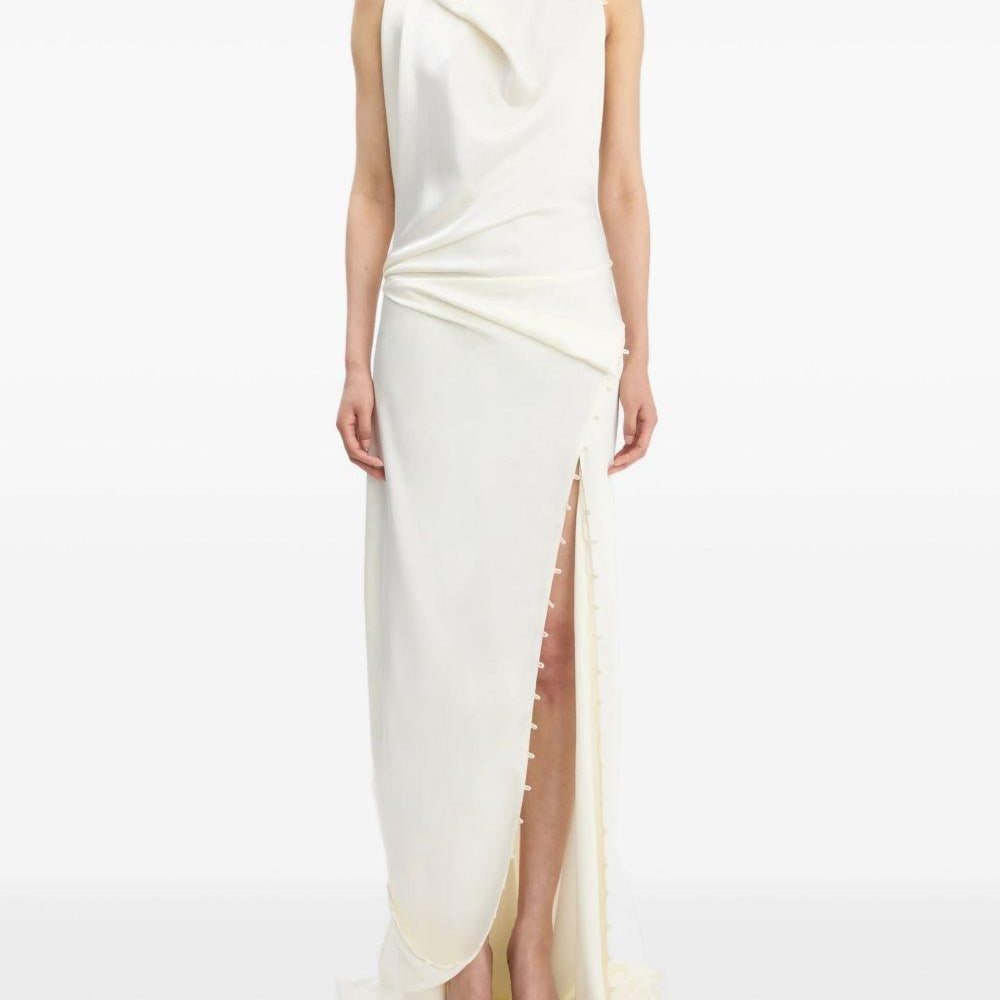 Abito Lungo Victoria Beckham 1425WDR006796A IVORY Victoria Beckham 