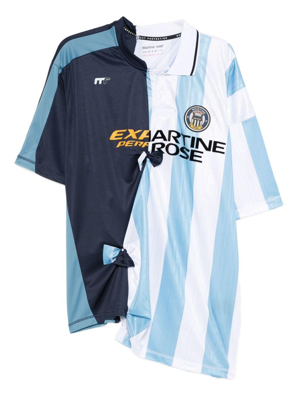 T-shirt Collage Football Martine Rose 189JT14531 BLU Martine Rose 