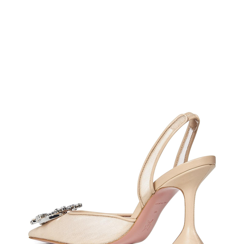 
                  
                    Amina Muaddi BEGUMMESHSLING95BEIGE
                  
                
