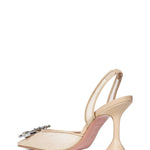 Amina Muaddi BEGUMMESHSLING95BEIGE